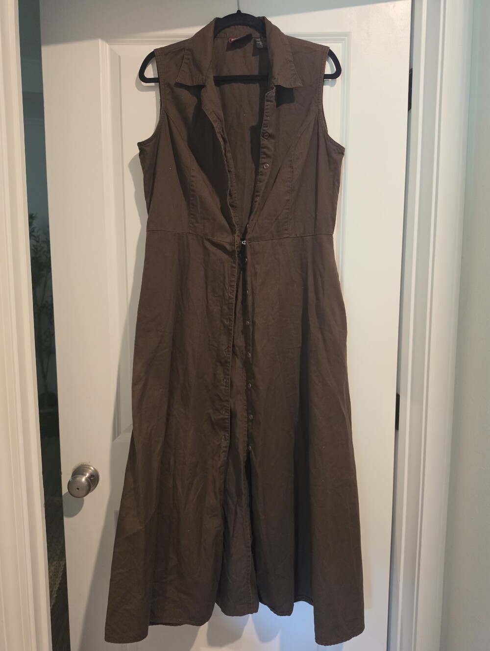 Brown Y2K Faded Glory Dress